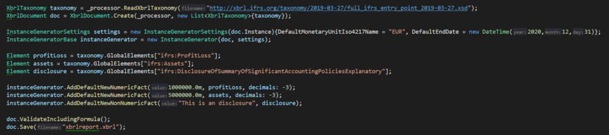 XBRL Engine Code 2