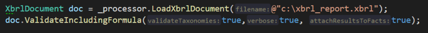 XBRL Engine Code